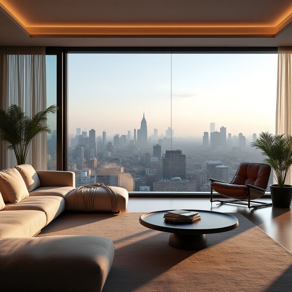 Apartamento moderno con vistas